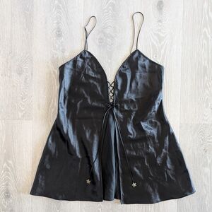 La Senza Black Satin Lingerie